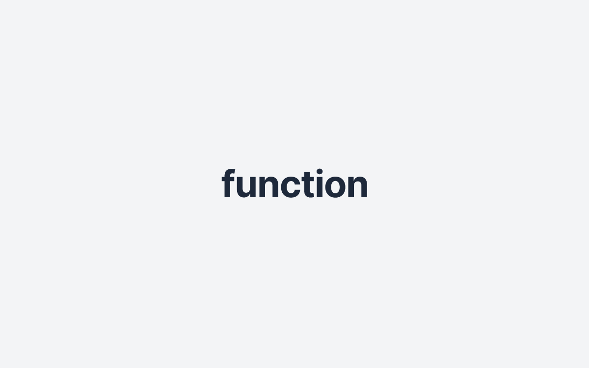 function