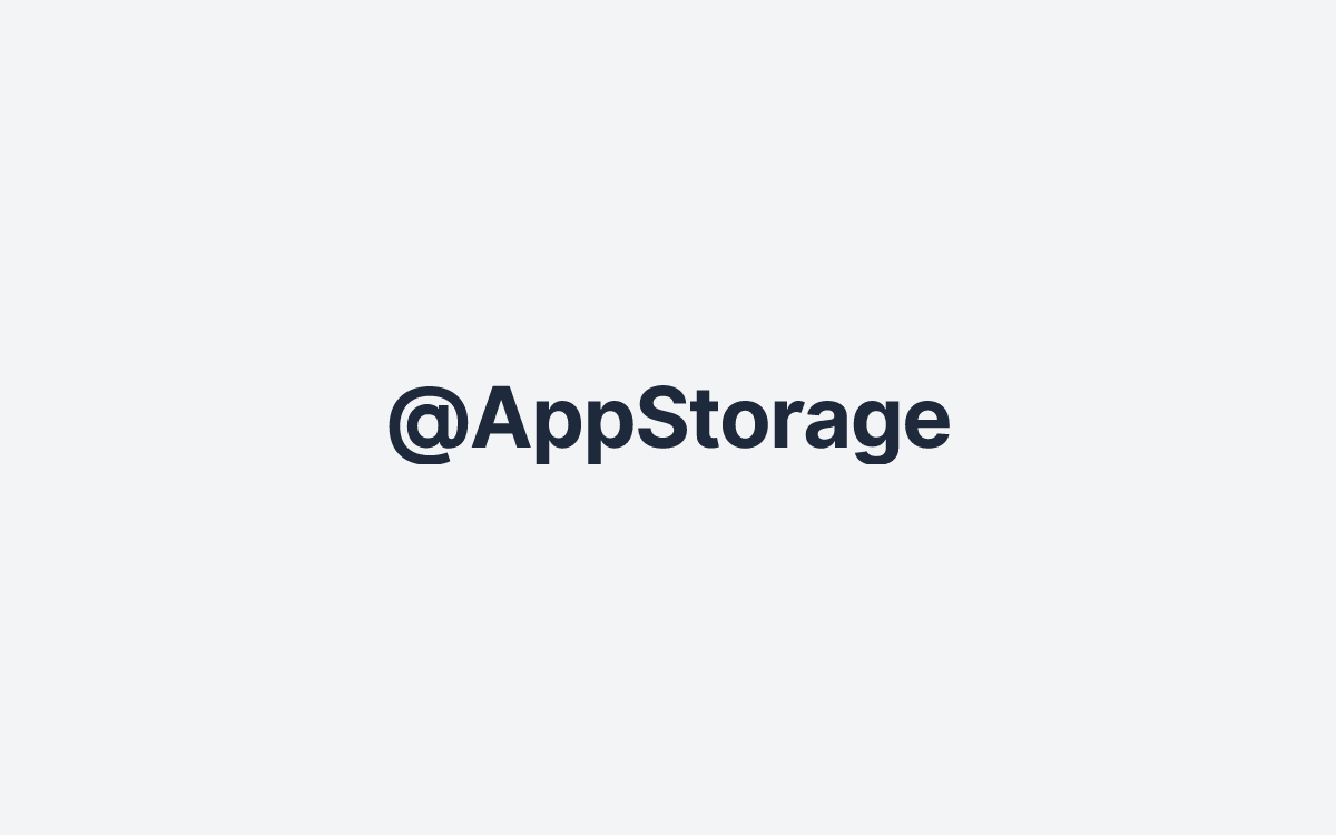 @AppStorage